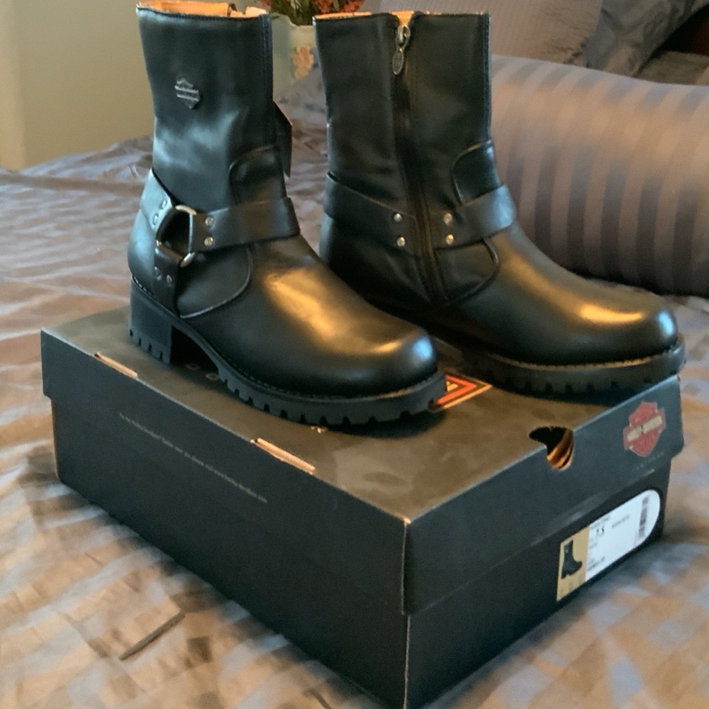 NWT Harley-Davidson boots. Ashby motorcycle boots.